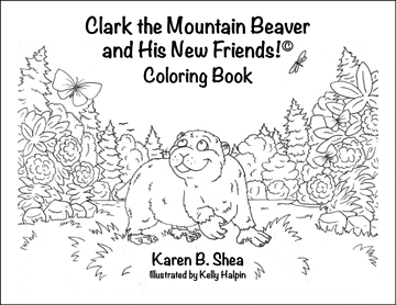 Clark the Mountain Beaver Coloring Book